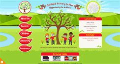 Desktop Screenshot of oakfieldprimary.com